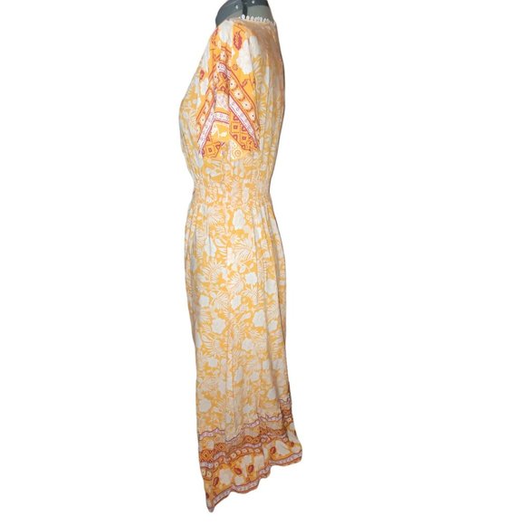 NWT Pink & Flare Maxi Boho Hippie Summer Beach Dress Women's S - Picture 2 of 5